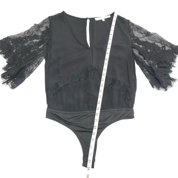 LOVERS + FRIENDS Senorita Bodysuit Lace Deep V-Nec - Picture 13 of 14